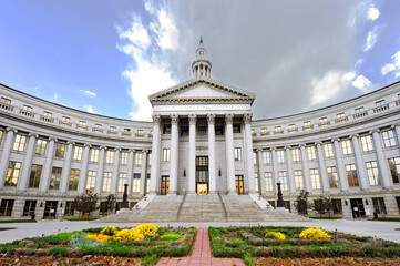 Denver City County Building in downtown Denver Colorado USA
