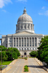 State Capitol Jefferson City Missouri where state laws are made and carried out for the. State of Missouri