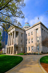 Fototapeta premium Raleigh State Capitol Building complex at Raleigh North Carolina USA