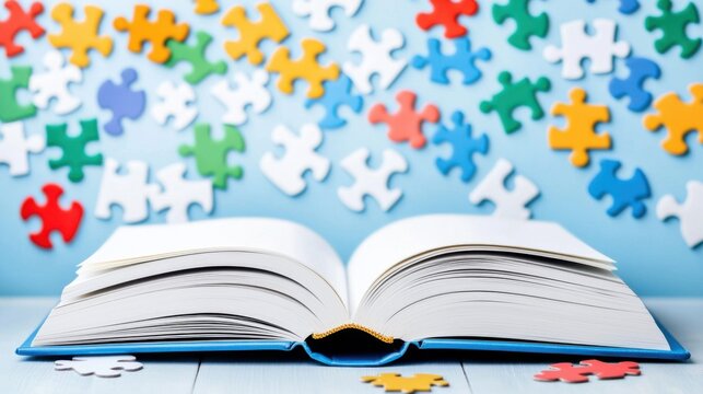 Creative custom puzzle book design for personalized brain teasers and springtime fun