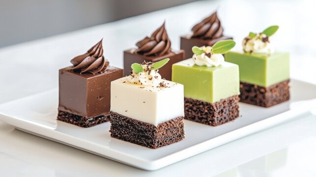 Exquisite artisanal desserts from high-end bakery for elegant spring celebrations