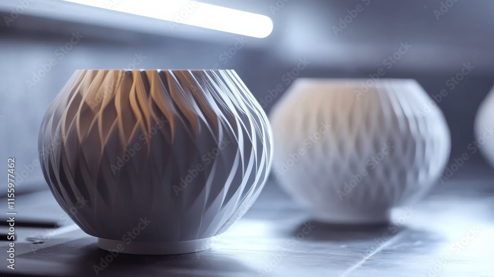 Poster high detail conceptual elements in soft light environment