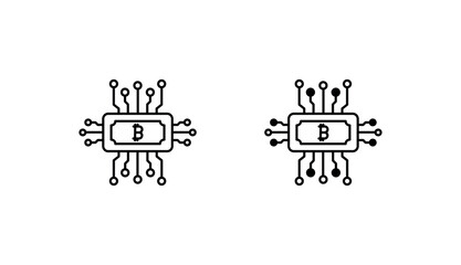 Digital money icon design with white background stock illustration