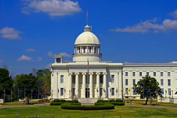 Historic State Capitol building located at Montgomery Alabama AL