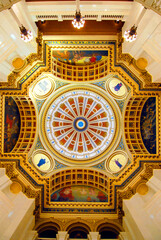 Fototapeta premium The dome at The State Capitol Building at Harrisburg Pennsylvania PA