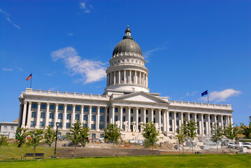 Obraz premium The Utah State Capitol Building at Salt Lake City Utah UT