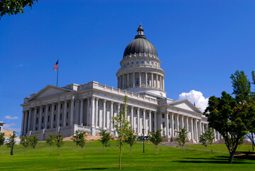 The Utah State Capitol Building at Salt Lake City Utah UT