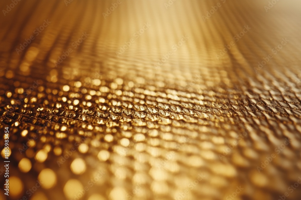 Aufkleber abstract digital wave pattern with warm glowing lights on a dark background