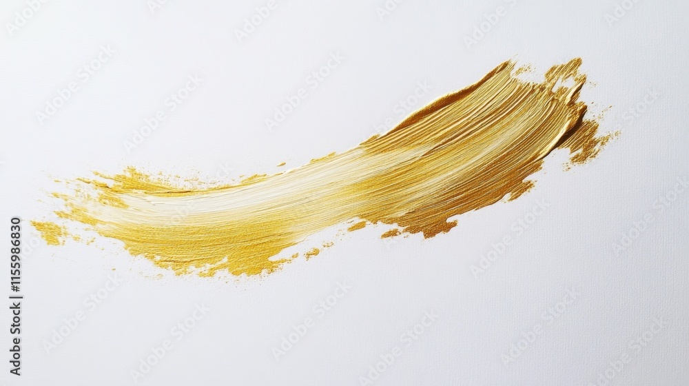 Aufkleber artistic brushstroke display studio digital art minimalist setting close-up creative expression