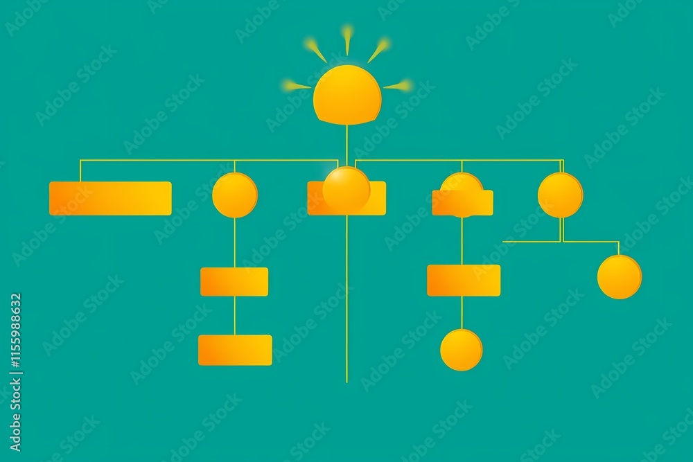 Poster bright idea: hierarchy chart