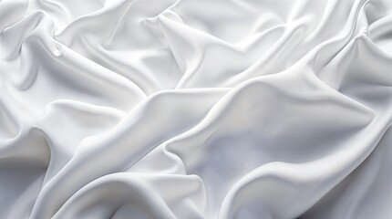Obraz premium White silk fabric texture luxurious background