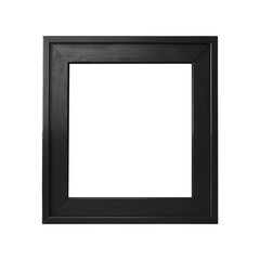 Obraz premium Black Frame on Transparent Background