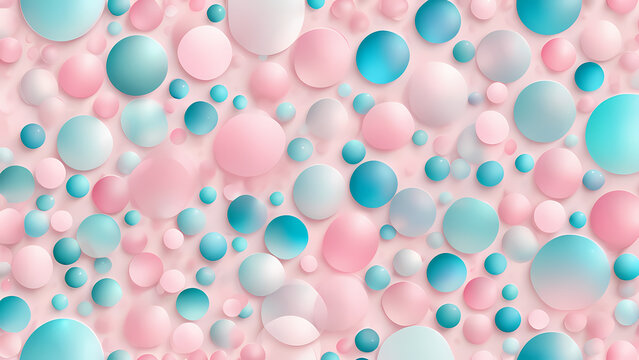 Abstrakter Pink Blauer Hintergrund mit runden kreisf&ouml;rmigen Elementen