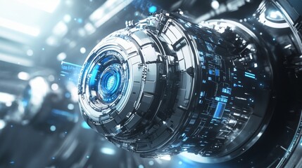 Futuristic Digital Interface for Aerospace Production