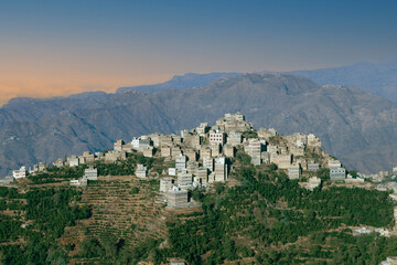 Obraz premium Mocha coffee farms countryside