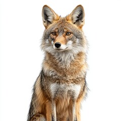 Obraz premium Elegant jackal graphic displayed on a white surface.