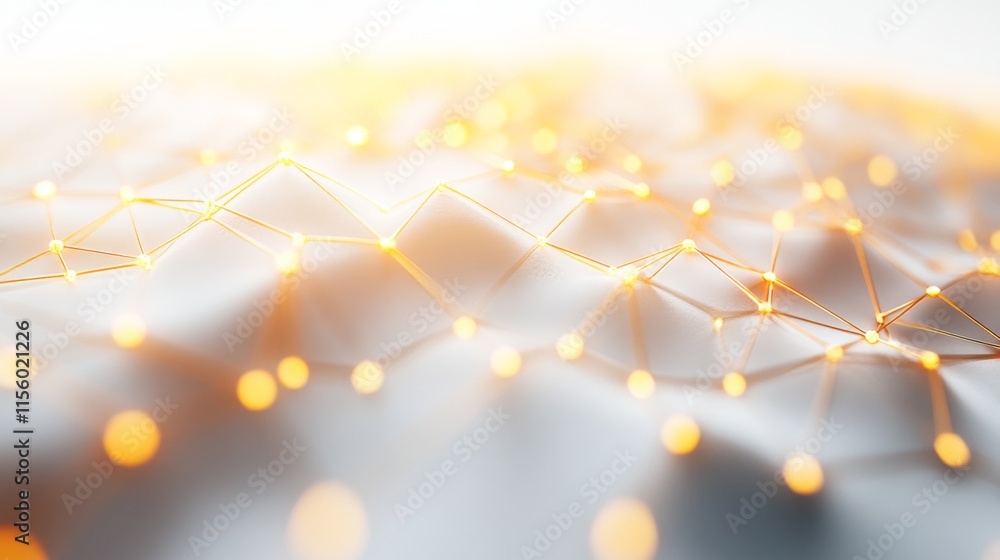 Aufkleber abstract computing with glowing effects and clean lines