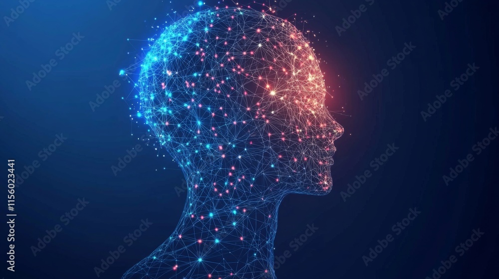 Poster futuristic abstract design with soft light technology elements