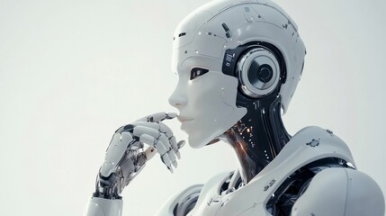 Modern Robot with High-Tech Aesthetics