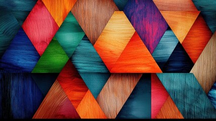 Tightly Woven Fabric with Tessellating Triangular Pattern Design