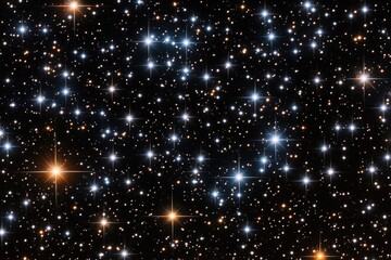 A mesmerizing view of countless stars scattered across a dark, expansive sky, showcasing their varying brightness and colors.