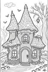 Professions, Animals, Houses coloring pages
