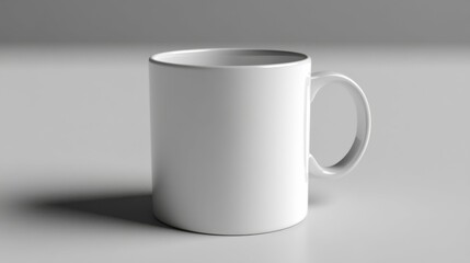 Fototapeta premium White Mug on a White Surface