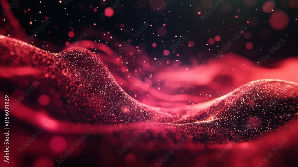 Poster magic background particle effect, simple background motion graphic