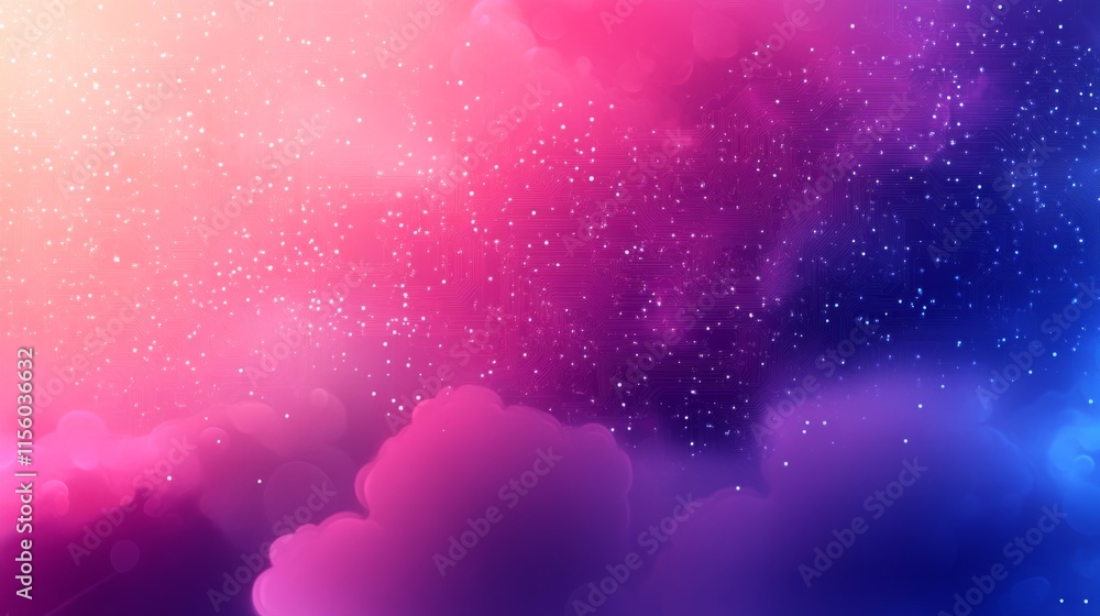Poster abstract cloud patterns with bright light background