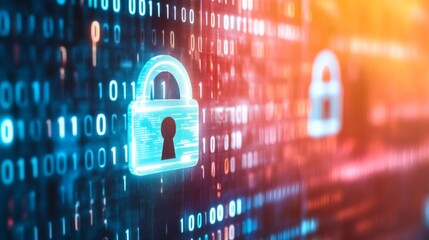 Digital Interface with Clean High Contrast Background