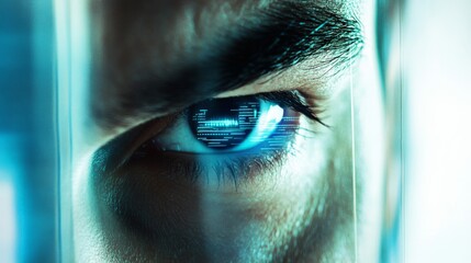 High Contrast Tech Overlay with Privacy Focus