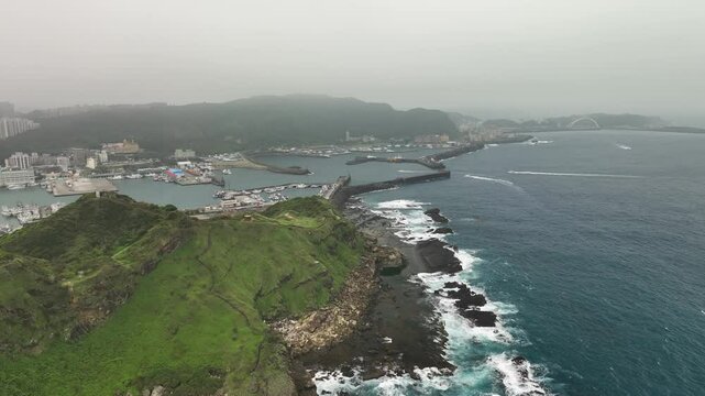 Bitou Cape Observation Pavilion, Taiwan. Bitoujiao Trail