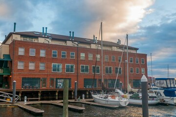 Marina at Fells Point, Baltimore Maryland USA