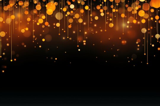 Elegant minimalist cocktail party invitation with martini glass silhouette on gold gradient