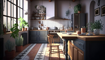 Modern kitchen design