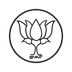 LELE FLOWAR SELOTTE vector menualr design