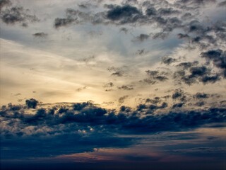 Clouds at sunset