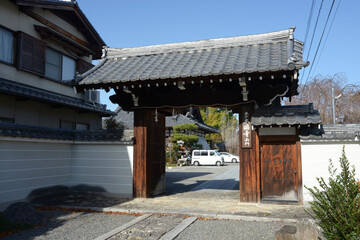 本満寺　山門　京都市上京区