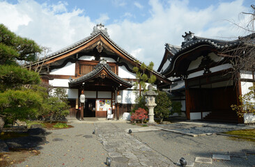 Fototapeta premium 妙顕寺 庫裏と玄関 京都市上京区