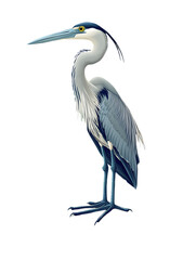 Obraz premium Birds of the Amazon, Boat Billed Heron in the Forest, Art, Image, with Transparent Background PNG, for Stickers, T-Shirt Print, Cap, Mug, Flip Flops, Mousepad, Transparent PNG