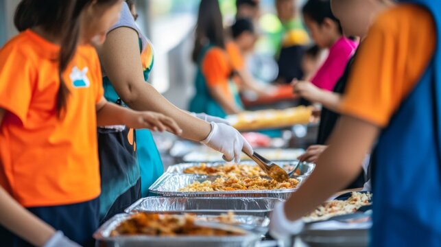 Community Fundraising Event with Natural Lighting