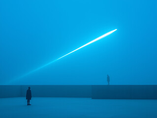 Quiet Midnight with Individual Flashing Spotlight