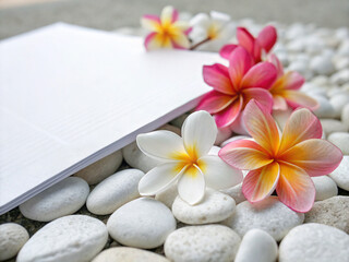 frangipani flower on a wooden background. flower, frangipani, plumeria, spa, white, nature, tropical, beauty, blossom, stone, zen, plant, bloom, flowers, petal, yellow, isolated, pink, floral, bali, b