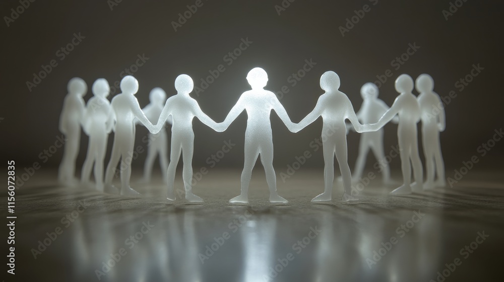 Poster supportive connections in a group setting