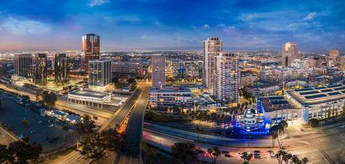 View of Downtown Long Beach CA