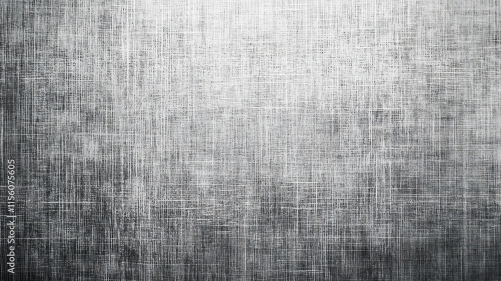 Wall mural textured black and white abstract canvas surface with crosshatch pattern