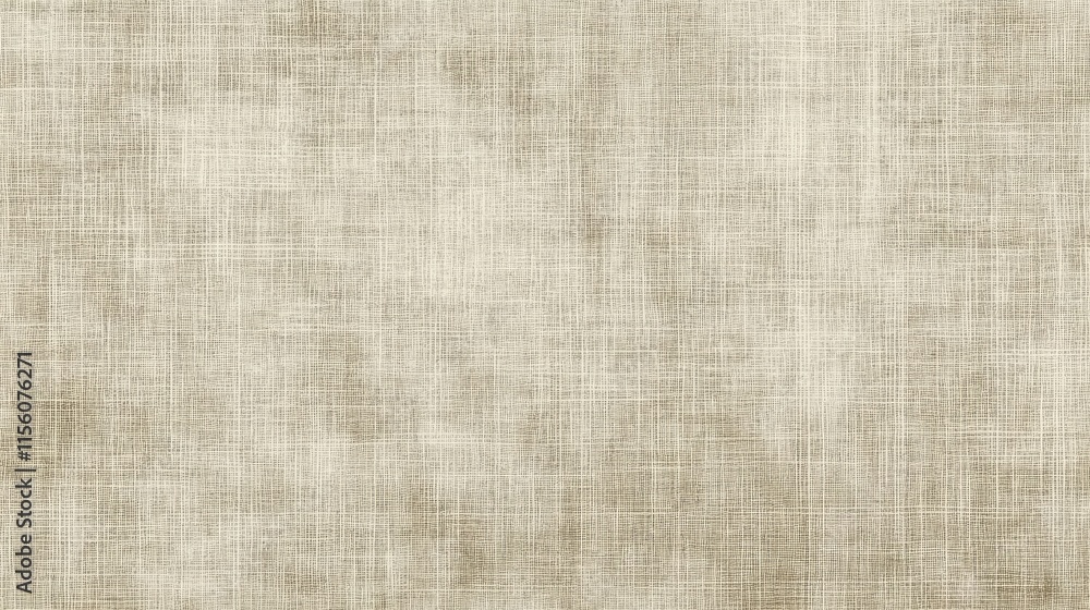 Poster textured beige linen fabric background with subtle patterns