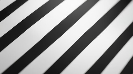 Diagonal black and white striped pattern background