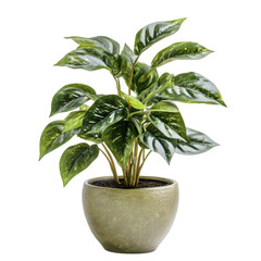 Lush Green Potted Plant Home Decor Indoor Foliage Office Plant Natural Greenery