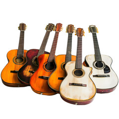 Vintage Acoustic Guitars Collection  Musical Instruments  Wood  Strings  Music  Folk  Coun